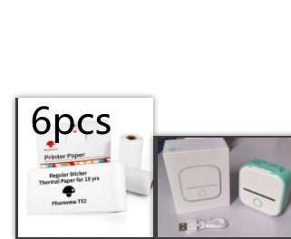 Mini Thermal Label Printer - Portable, Bluetooth, Home & Student Use - silverfoxgoods